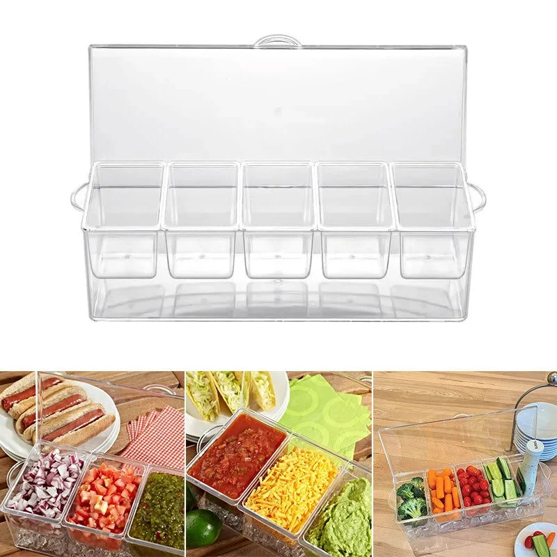 Ice Chilled Condiment Tray Set -  - #tag1#