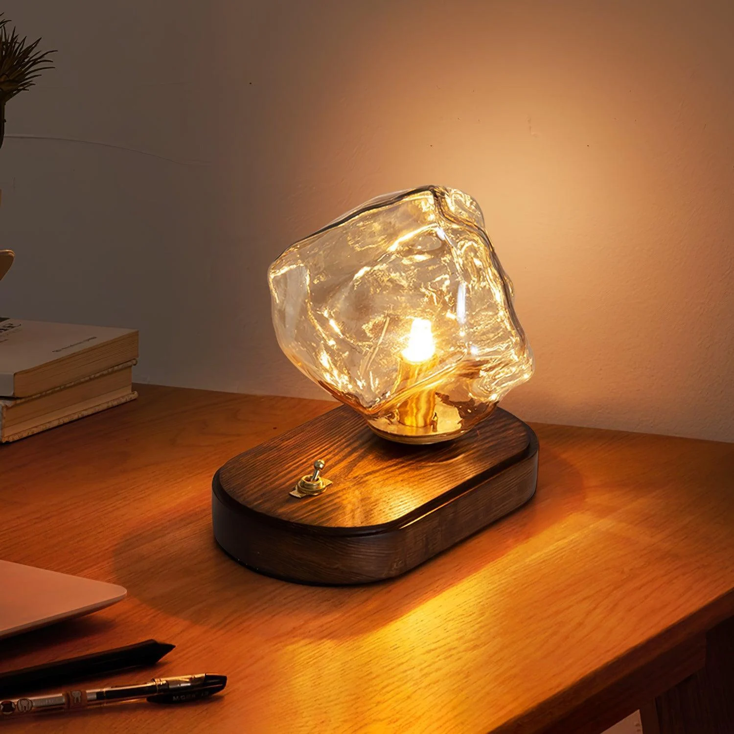 Ice Stone Glass Table Lamp 10