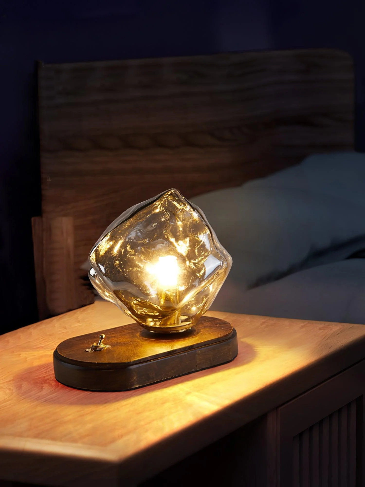 Ice Stone Glass Table Lamp 12