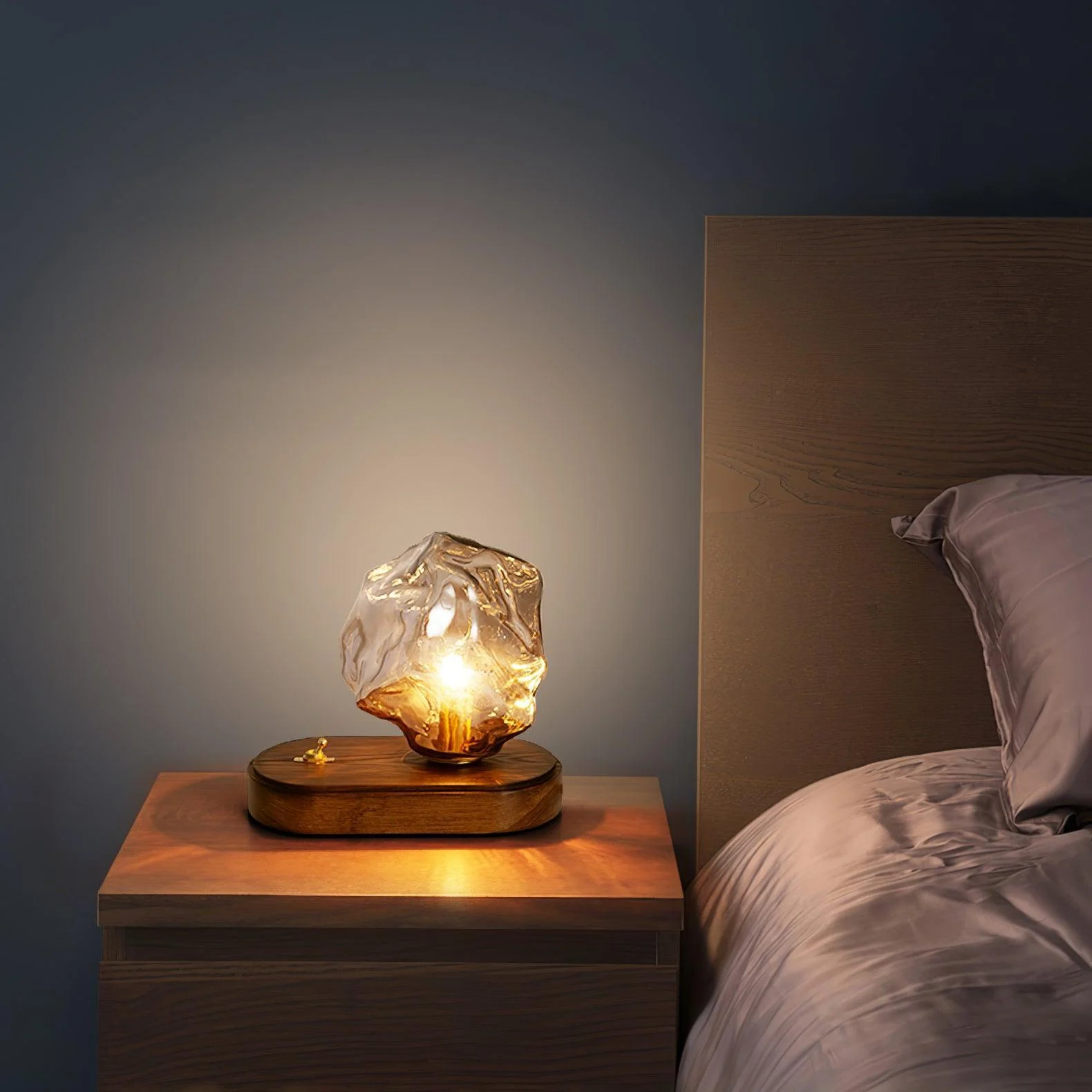 Ice Stone Glass Table Lamp 13