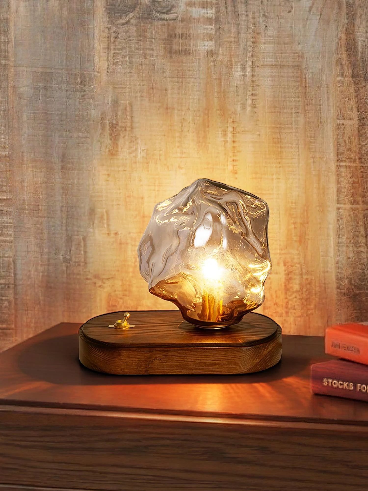 Ice Stone Glass Table Lamp 25