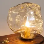 Ice Stone Glass Table Lamp