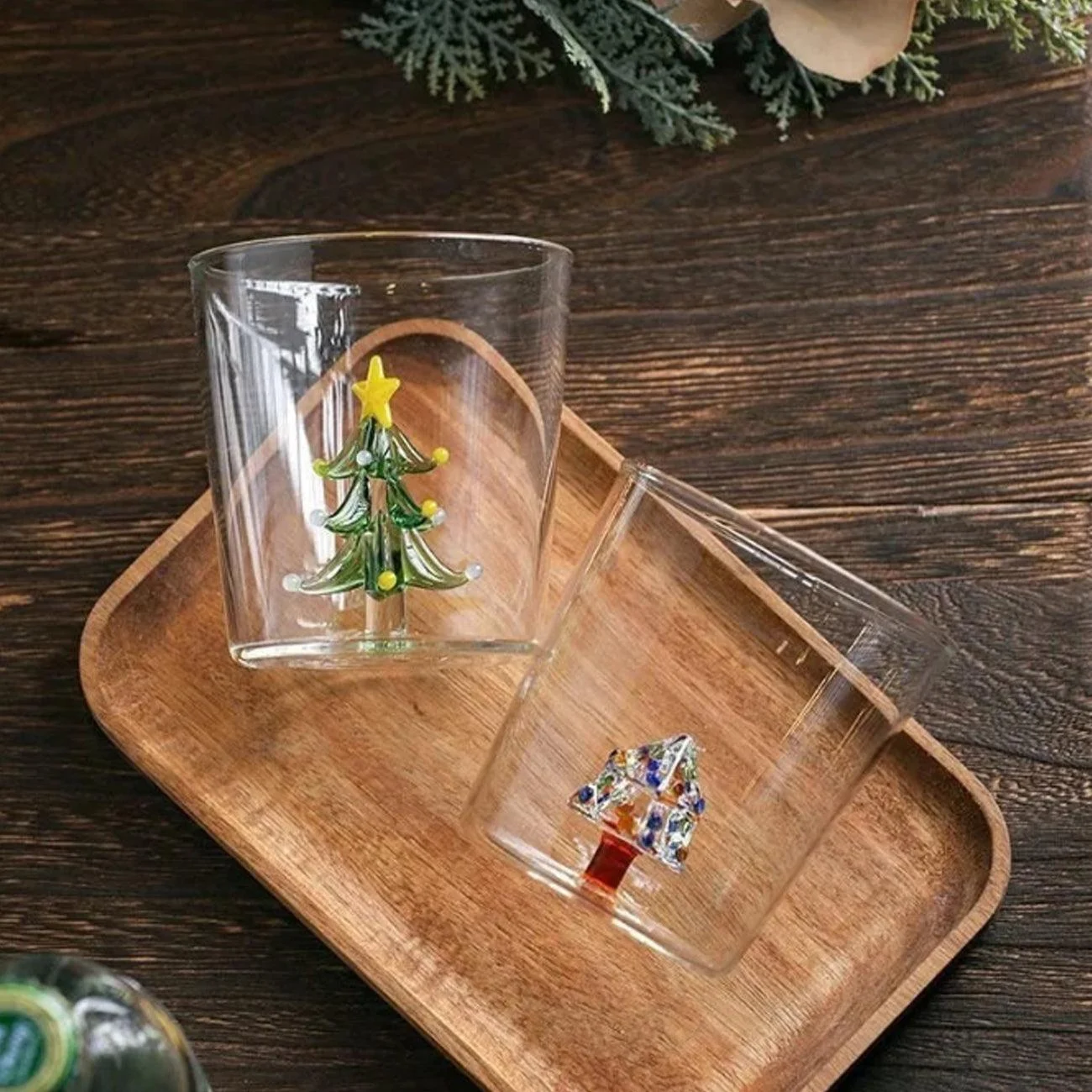 Ichendorf Style Christmas Tree Ornament Base Glass -