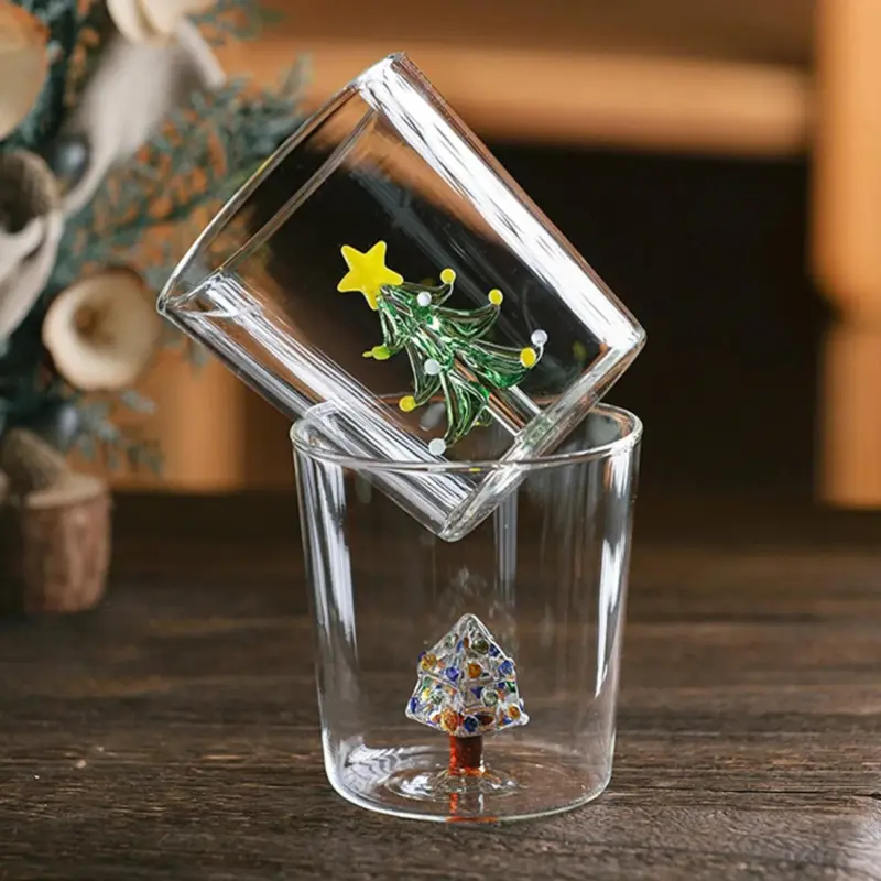Ichendorf Style Christmas Tree Ornament Base Glass