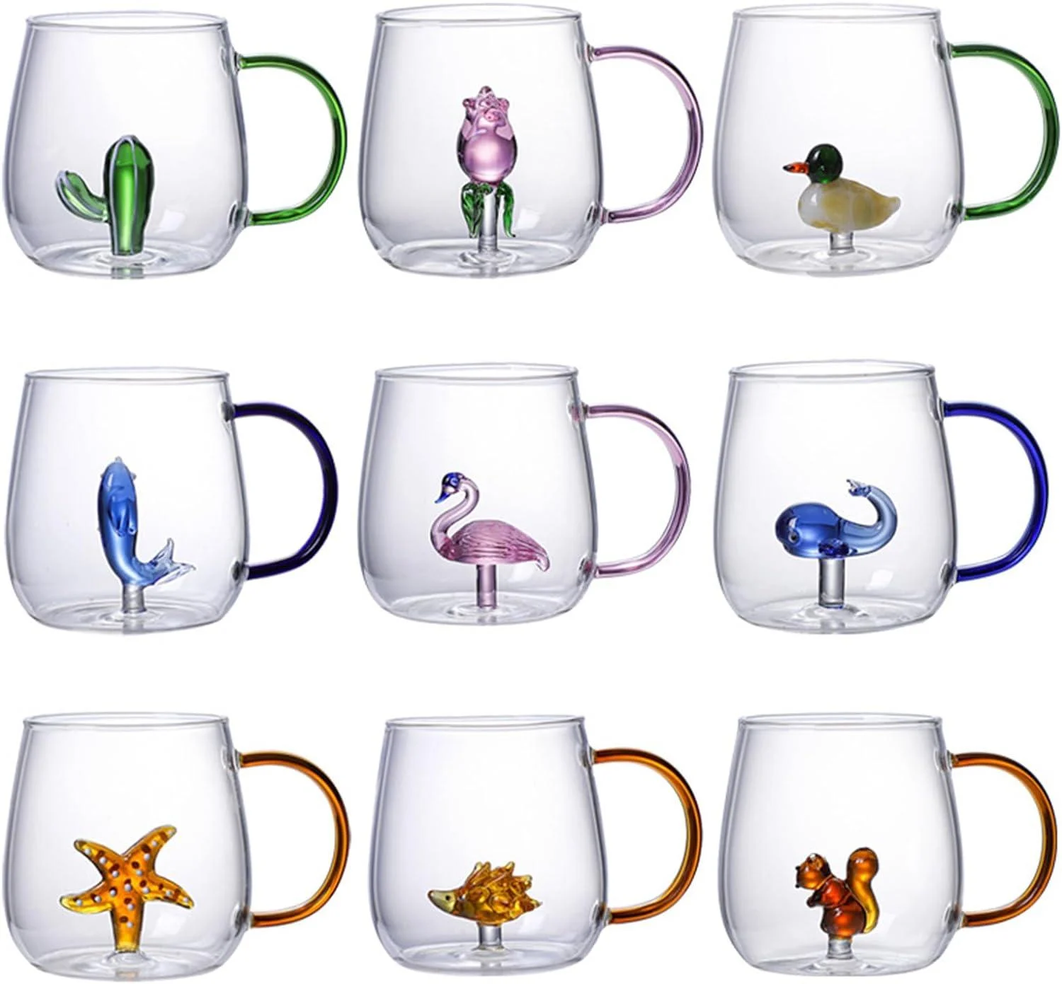 Ichendorf Style Ornament Base Color Handle Mug -