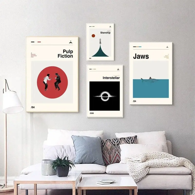 Iconic Films Retro Wall Art Canvas Posters tag1