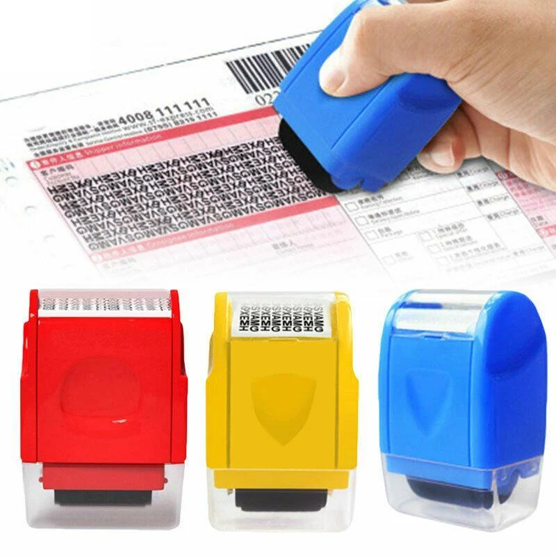 Identity Theft Protection Privacy Seal Roller Stamp -  - #tag1#
