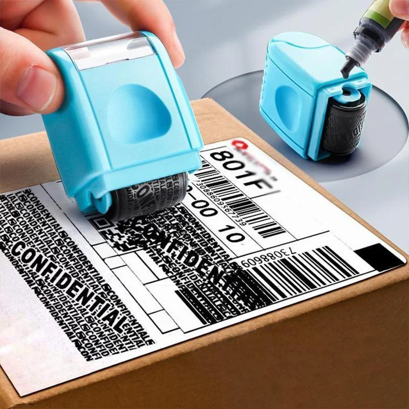 Identity Theft Protection Privacy Seal Roller Stamp -  - #tag1#