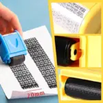 Identity Theft Protection Privacy Seal Roller Stamp tag1