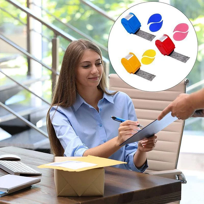 Identity Theft Protection Privacy Seal Roller Stamp -  - #tag1#