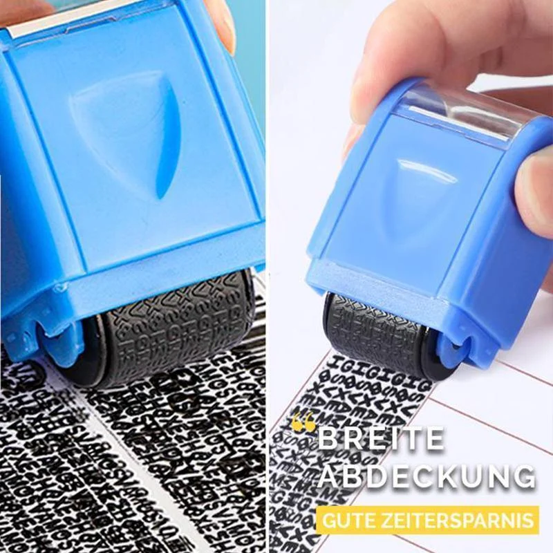 Identity Theft Protection Privacy Seal Roller Stamp -  - #tag1#