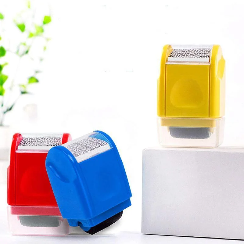 Identity Theft Protection Privacy Seal Roller Stamp -  - #tag1#