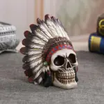 Indians Skull Sculpture