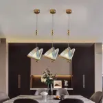 Indoor Butterfly LED Pendant Lights with RC for Bedside Bedroom Interior Chandelier Hanging Lamps for Dinning