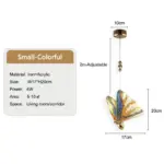 Indoor Butterfly LED Pendant Lights with RC for Bedside Bedroom Interior Chandelier Hanging Lamps for Dinning 36ffa761 cd4c 4e84 825f 226ec93ef9c0