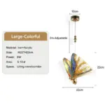 Indoor Butterfly LED Pendant Lights with RC for Bedside Bedroom Interior Chandelier Hanging Lamps for Dinning 4407871d c95f 4f17 a38f a1ae94bc5f3b