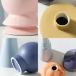 Indoor flower pots decorative Nordic Morandi Ceramic Flowers Vase Minimalist Abstract Solid Color Flowerpot Home Decor 74ac8b29 b780 46fa 8589 0340ea076caa