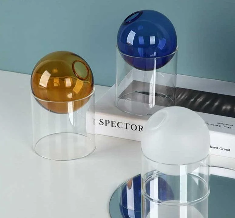 Indoor Colorful Glass Hydroponic Vase -