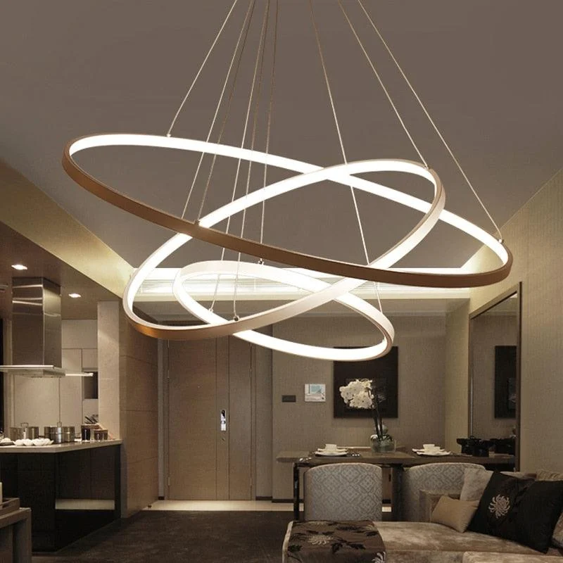Indoor Modern Circular Ring Chandelier -  - #tag1#
