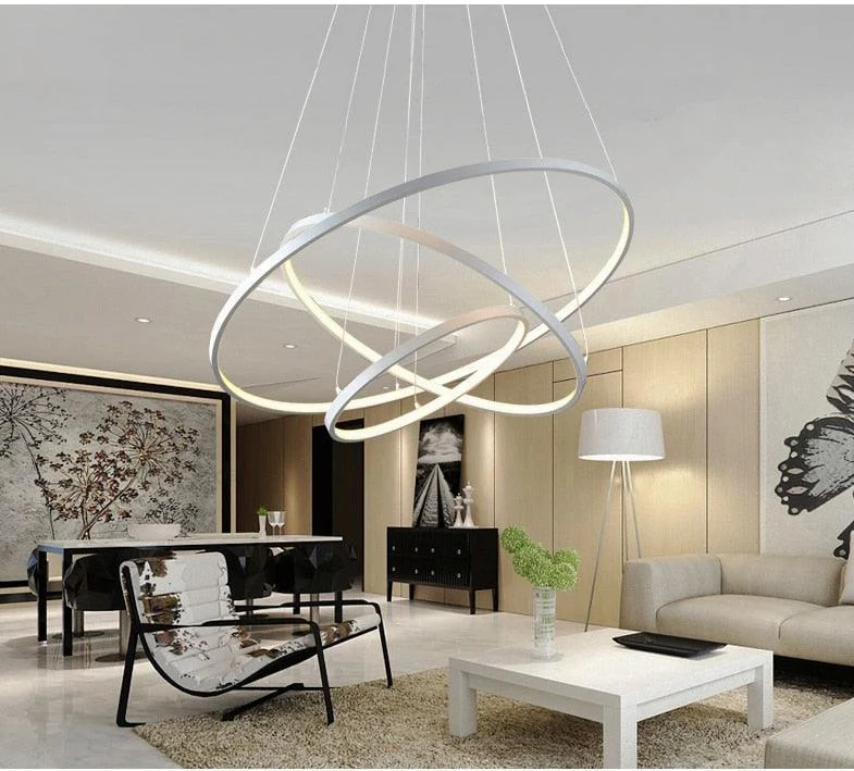 Indoor Modern Circular Ring Chandelier -  - #tag1#