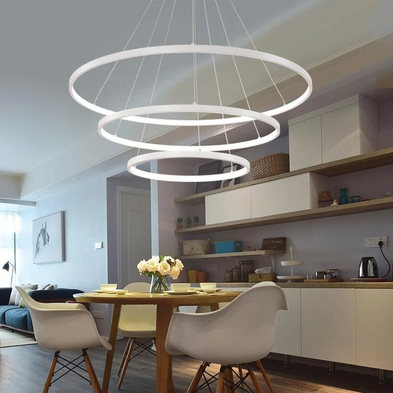 Indoor Modern Circular Ring Chandelier -  - #tag1#