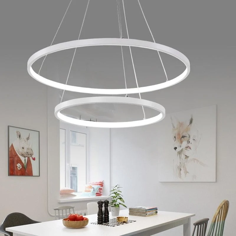 Indoor Modern Circular Ring Chandelier -  - #tag1#