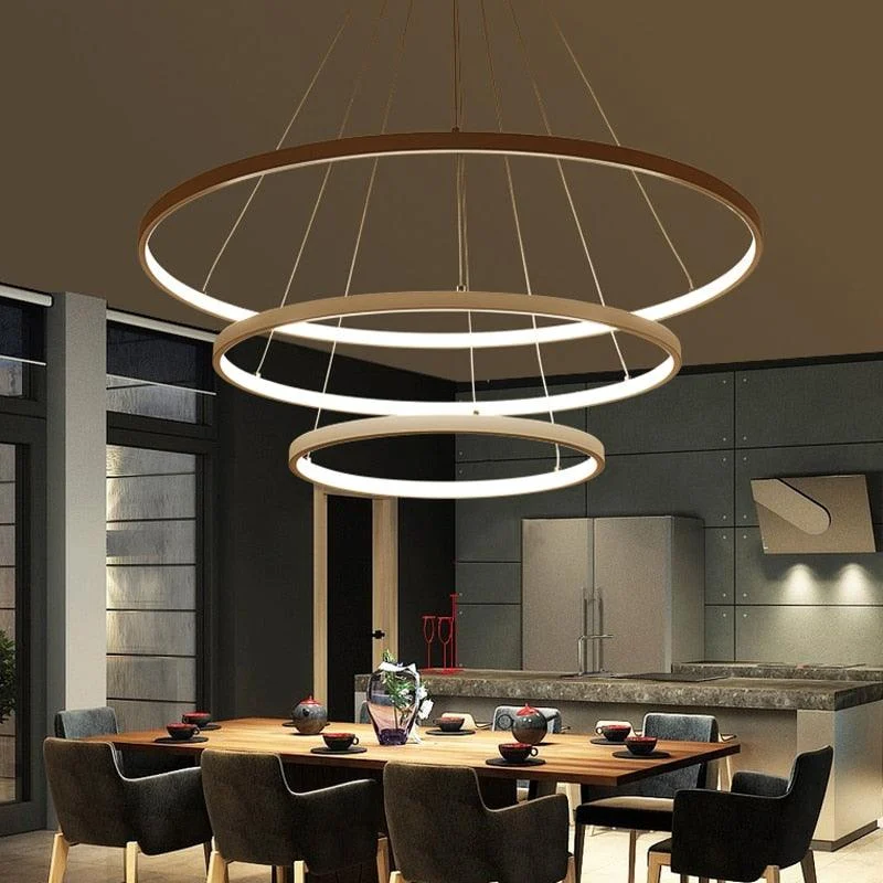 Indoor Modern Circular Ring Chandelier -  - #tag1#