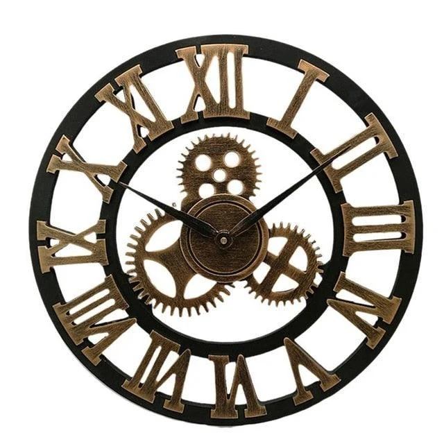 Industrial Style Wall Clock - Homeko