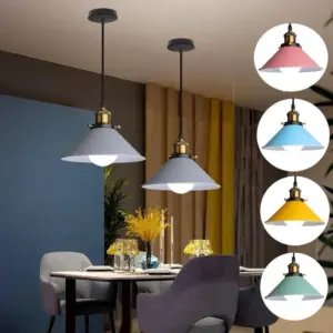 Industrial Elegance - LED Horn Pendant Lamp