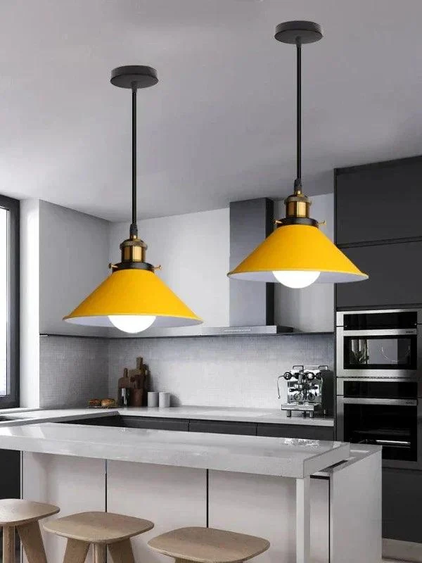 Industrial Elegance - LED Horn Pendant Lamp -  - #tag1#