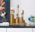 Industrial_Gold_Pillar_Candle_Holders_-_-4301060 Industrial Gold Pillar Candle Holders