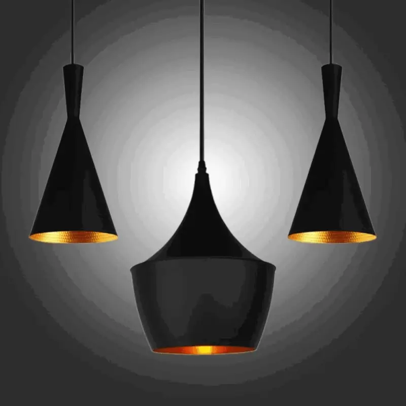 Industrial LED Pendant Lamp Black tag1