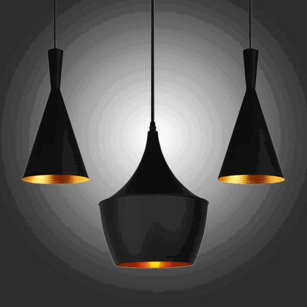 Industrial LED Pendant Lamp Black -  - #tag1#