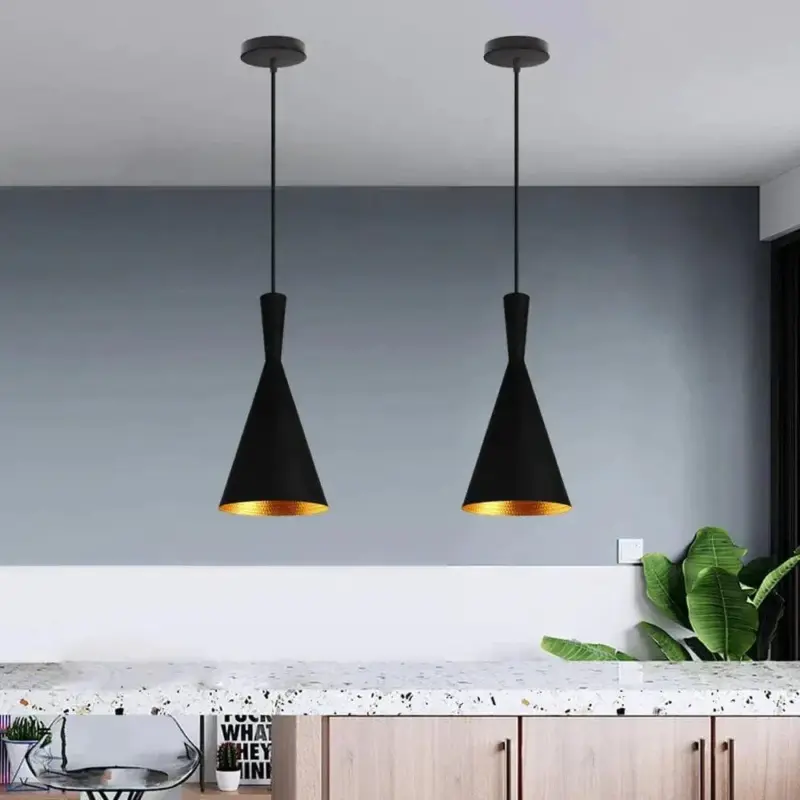 Industrial LED Pendant Lamp Black tag1