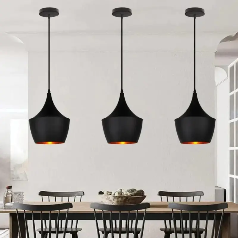 Industrial LED Pendant Lamp Black tag1