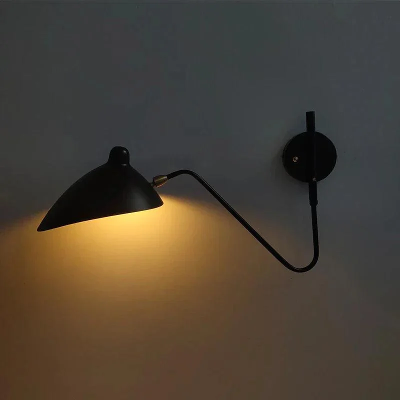 Industrial Nordic Arm Wall Fixture Lamp -