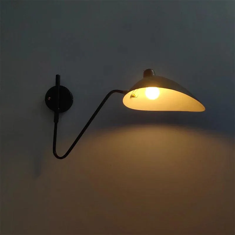 Industrial Nordic Arm Wall Fixture Lamp -