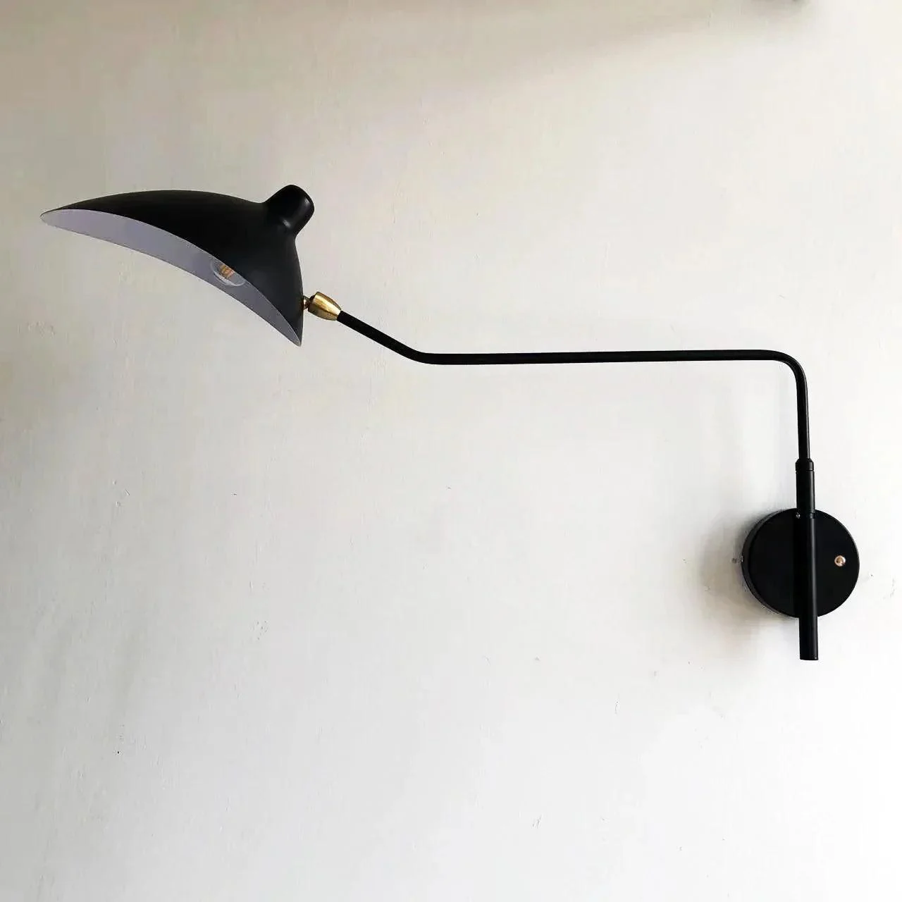 Industrial Nordic Arm Wall Fixture Lamp -