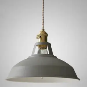 Industrial Retro Pendant Lamp Metal 1-Light For Restaurant