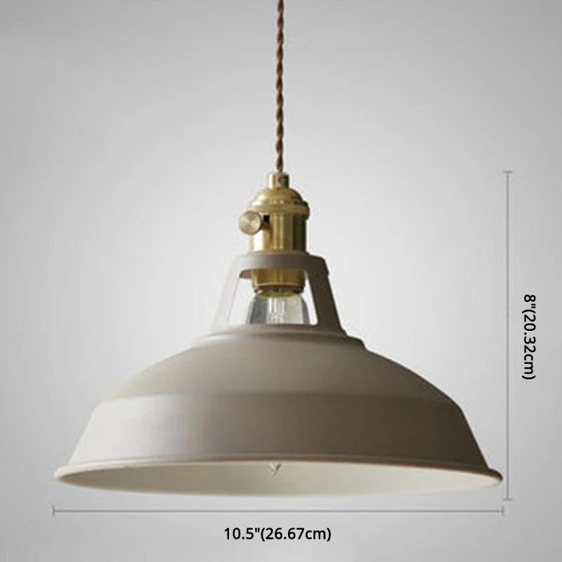 Industrial Retro Pendant Lamp Metal 1-Light For Restaurant -  - #tag1#