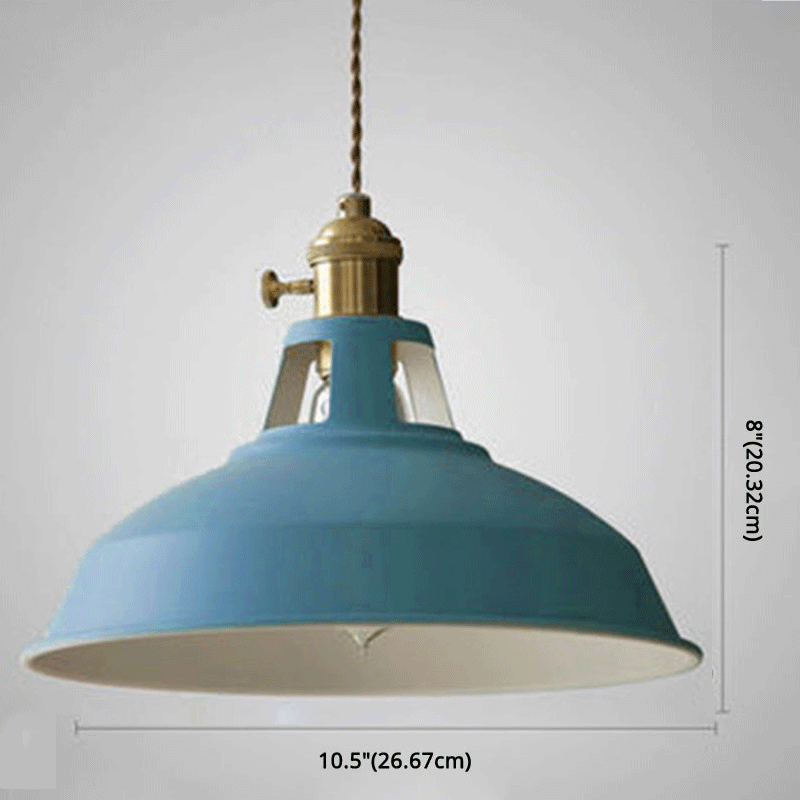 Industrial Retro Pendant Lamp Metal 1-Light For Restaurant -  - #tag1#