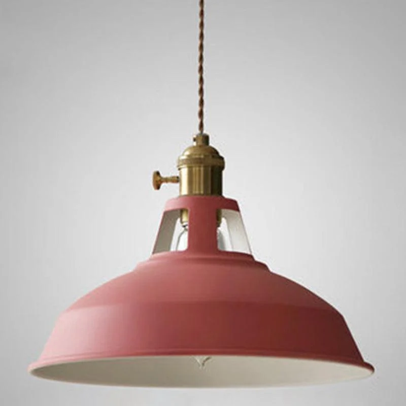 Industrial Retro Pendant Lamp Metal 1-Light For Restaurant -  - #tag1#
