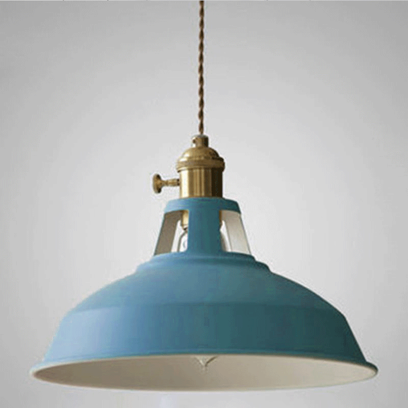 Industrial Retro Pendant Lamp Metal 1-Light For Restaurant -  - #tag1#