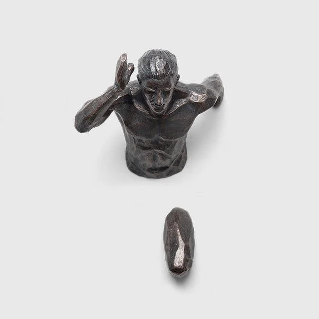 Industrial Running Man Wall Sculpture -  - #tag1#