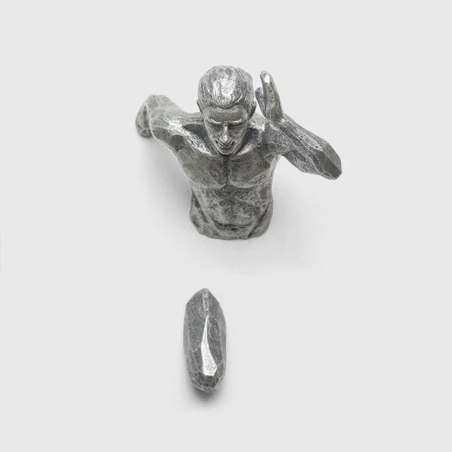 Industrial Running Man Wall Sculpture -  - #tag1#