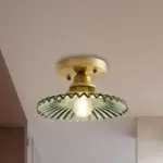 Industrial_Semi-Flush_Ceiling_Lamp_with_Green_Ribbed_Glass_Shade_-_-_tag1_-4277184 Industrial Semi Flush Ceiling Lamp with Green Ribbed Glass Shade tag1
