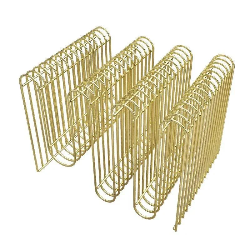 Industrial Simple Metallic Magazine Rack -  - #tag1#