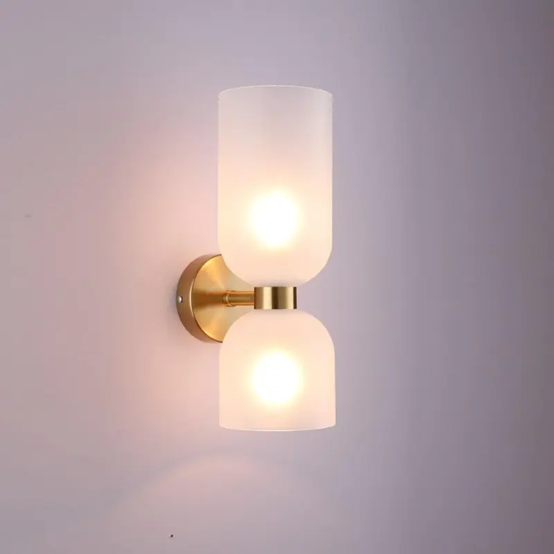 Industrial Smokey Wall Double Headed Lamp