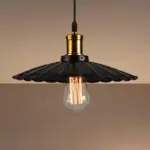 Industrial_Wavy_Pendant_Lamp_1-Light_in_Black-White_-_-_tag1_-4277311 Industrial Wavy Pendant Lamp 1 Light in Black White tag1