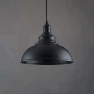 Industrial aluminum pendant lamp | The dome-shaped lamp that completes your interior!